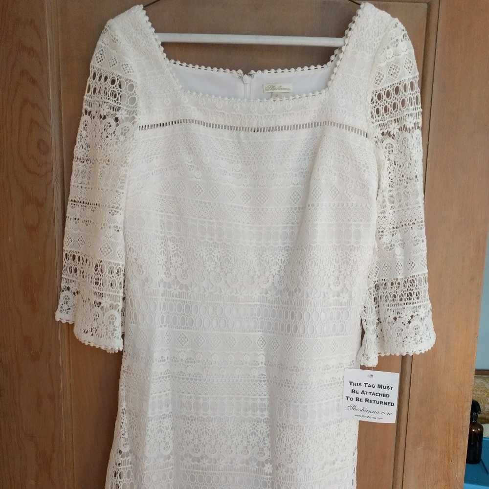 Shoshanna white dress size 2